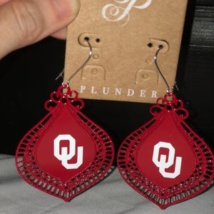 Oklahoma Sooner Earrings